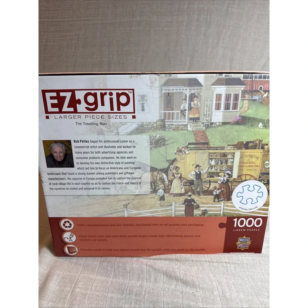 TRAVELING MAN 1000‎ PC PUZZLE EZ GRIP Larger Pieces
